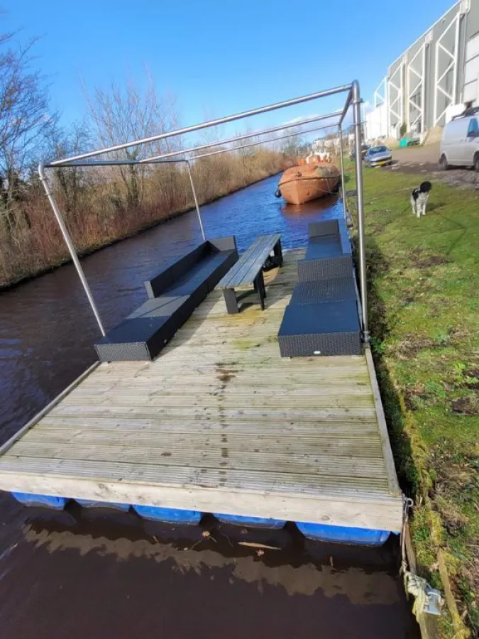 Wood Open motorboot Raft 600