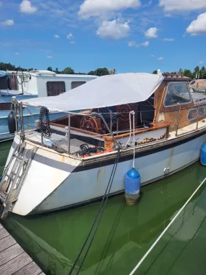 Steel Motorboat Seahawk Motorsailer Photo 6