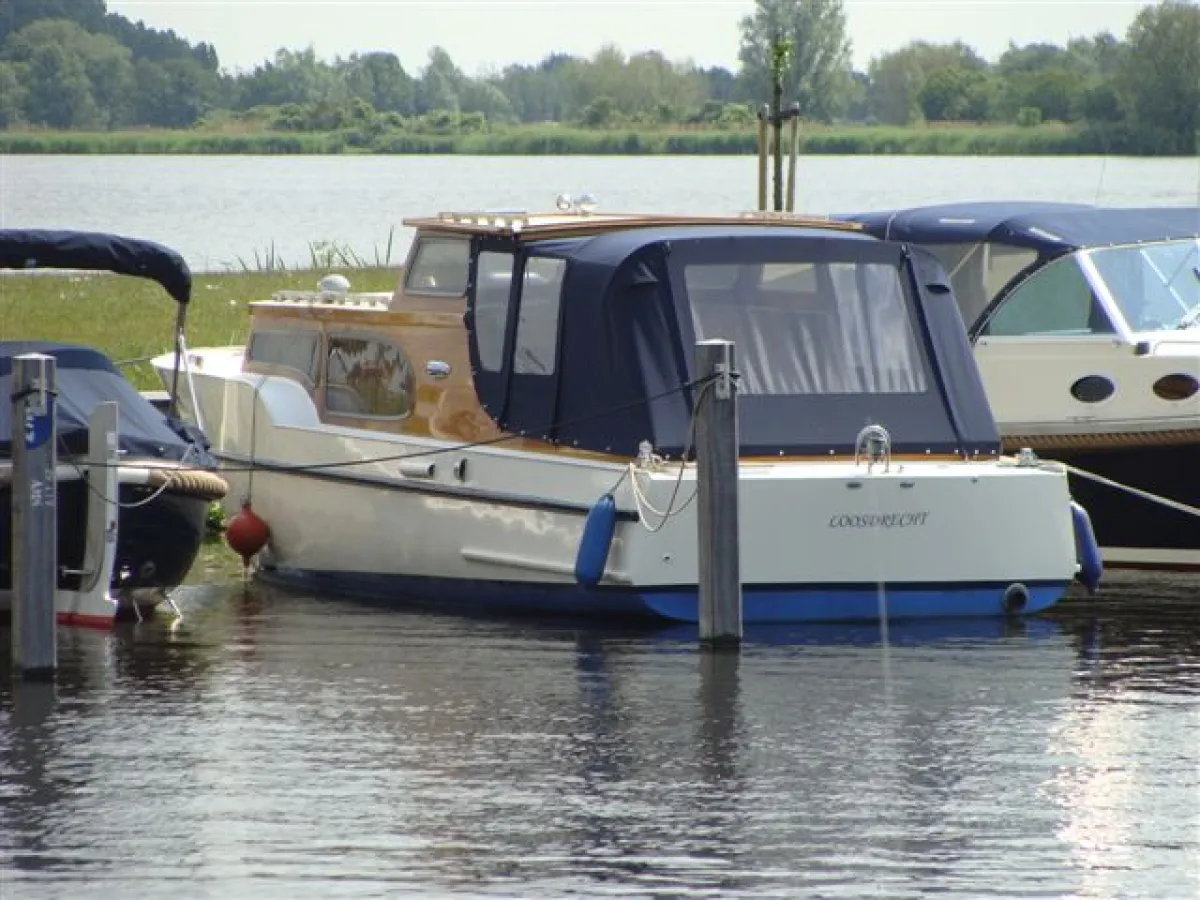 Steel Motorboat Bakdekker Salonboot