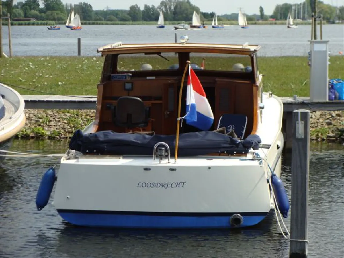 Steel Motorboat Bakdekker Salonboot