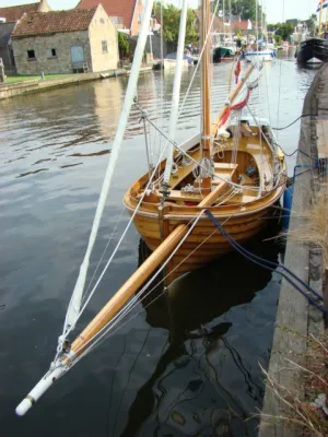 Wood Sloop Kerstholt Spiegel sloep Photo 1