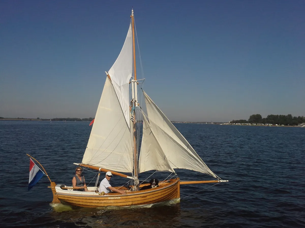 Wood Sloop Kerstholt Spiegel sloep