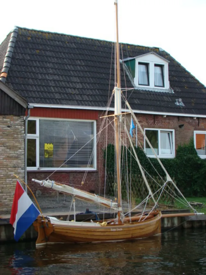 Wood Sloop Kerstholt Spiegel sloep