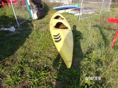 Polyester Open motorboot Canoe Tweepersoons Photo 2