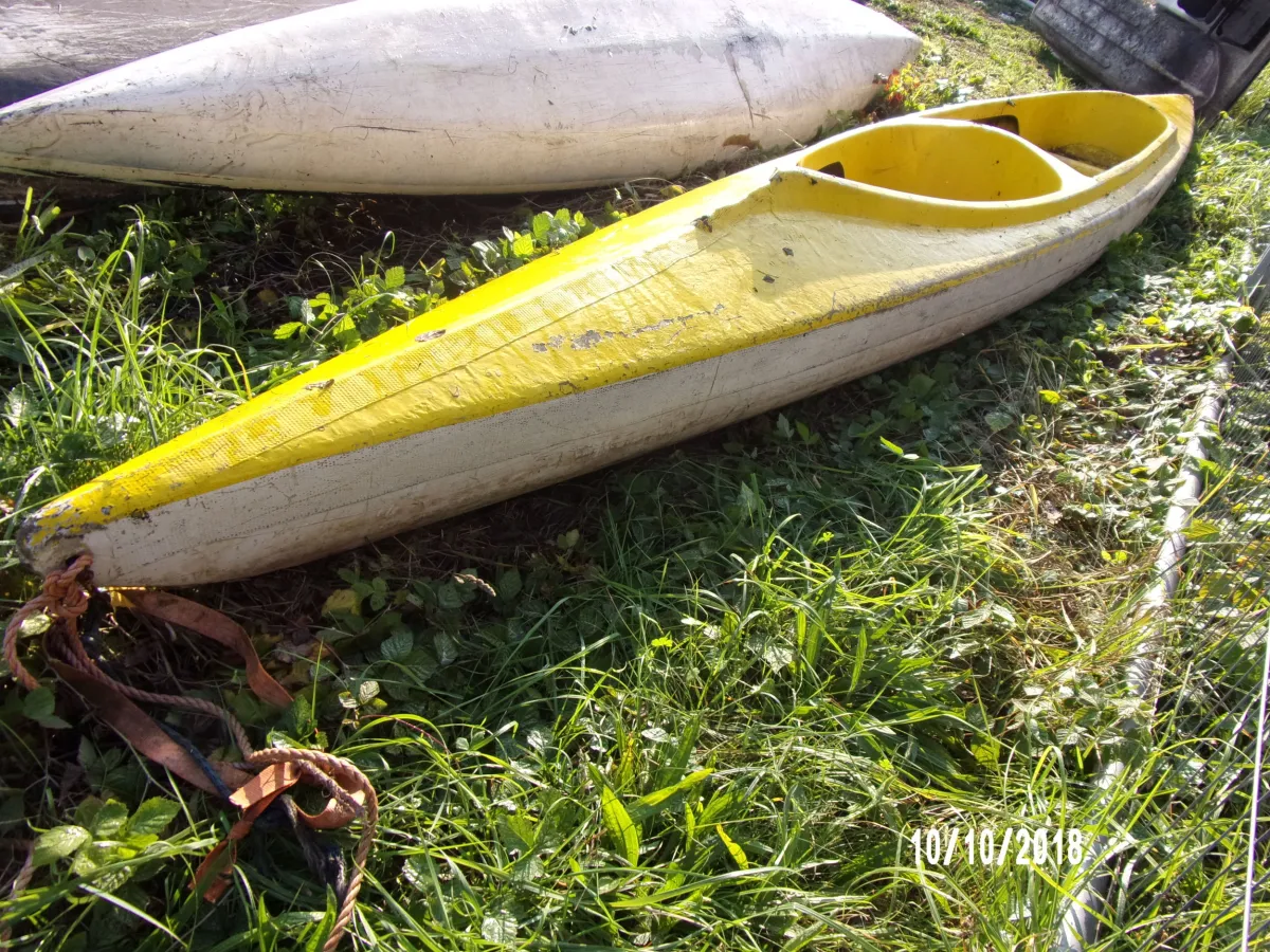 Polyester Open motorboot Canoe Tweepersoons