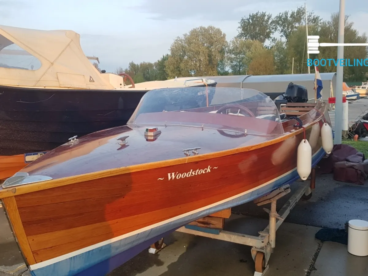 Wood Speedboat Woodstock Riva Retro