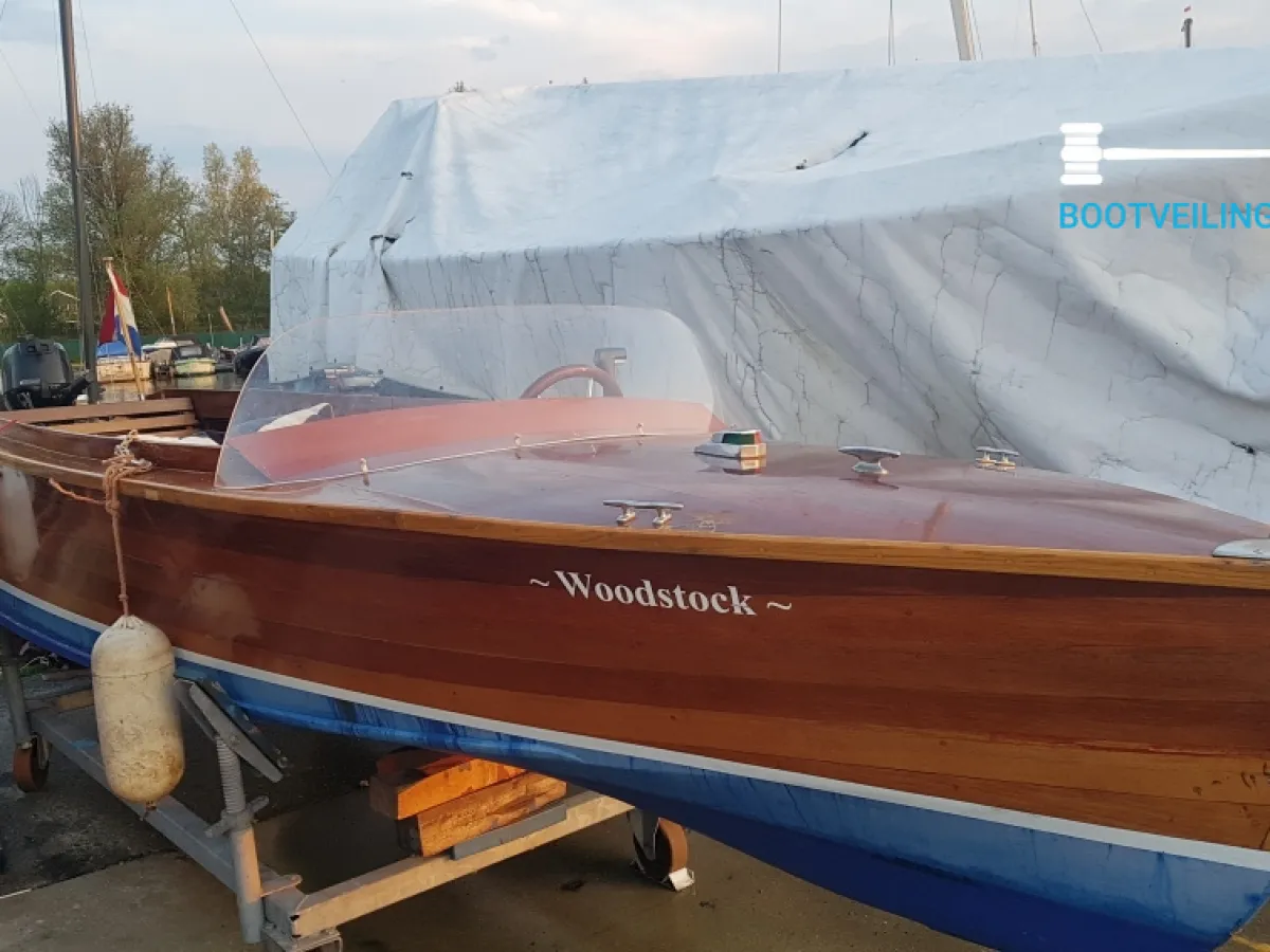 Wood Speedboat Woodstock Riva Retro