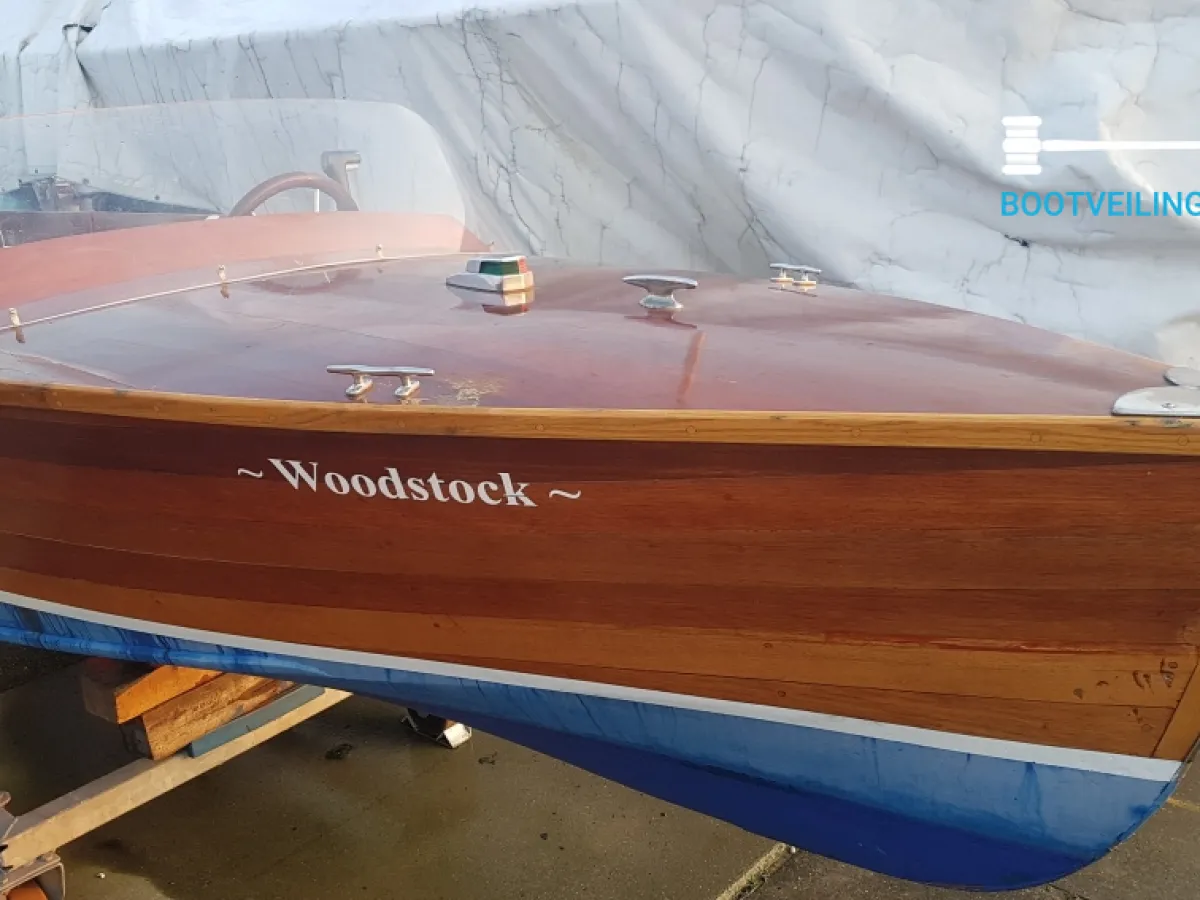 Wood Speedboat Woodstock Riva Retro