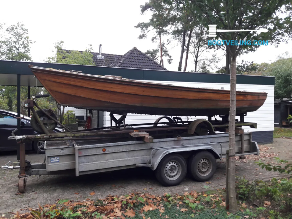 Wood Open motorboot Bakker Sloep