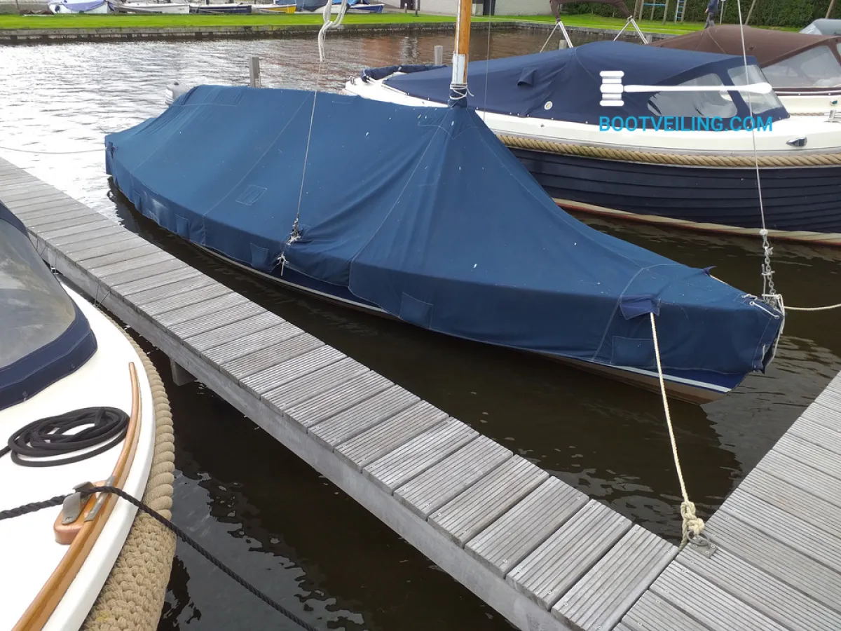 Polyester Open zeilboot Valk Polyester/hout