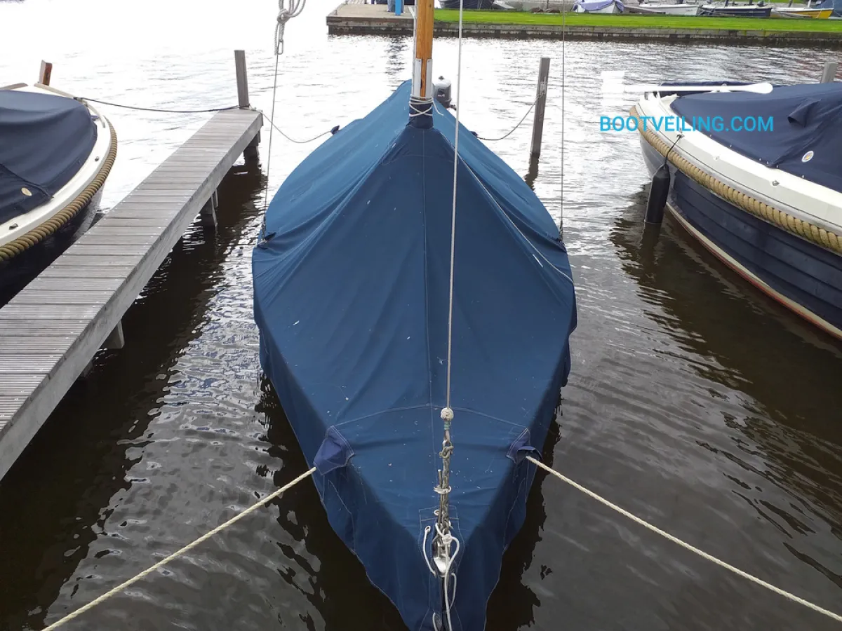 Polyester Open zeilboot Valk Polyester/hout