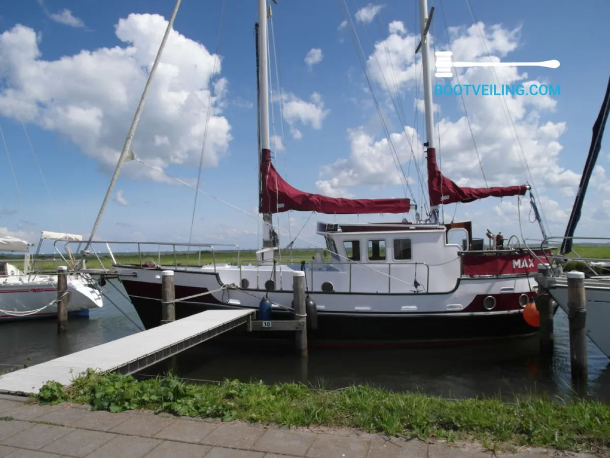 Steel Sailboat One Off Motorsailer 36