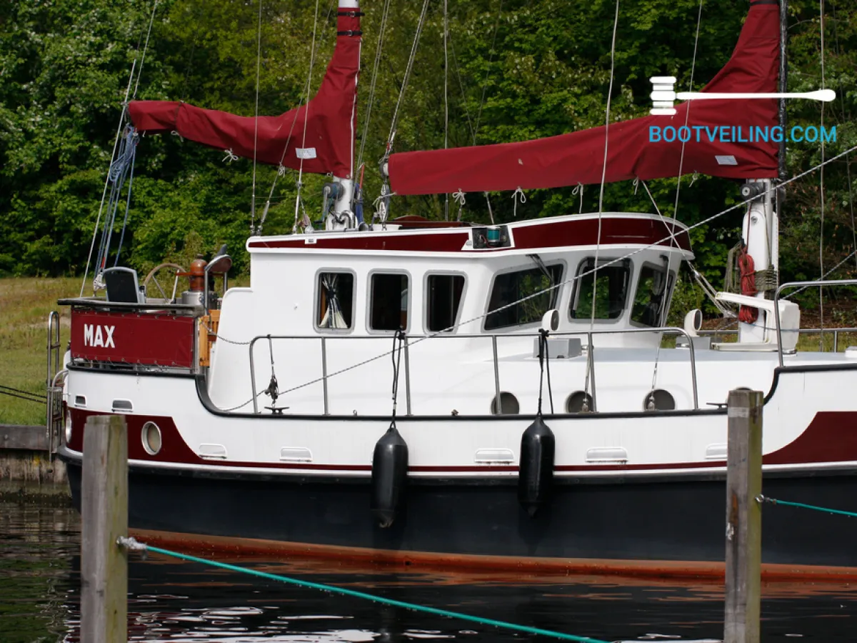 Steel Sailboat One Off Motorsailer 36