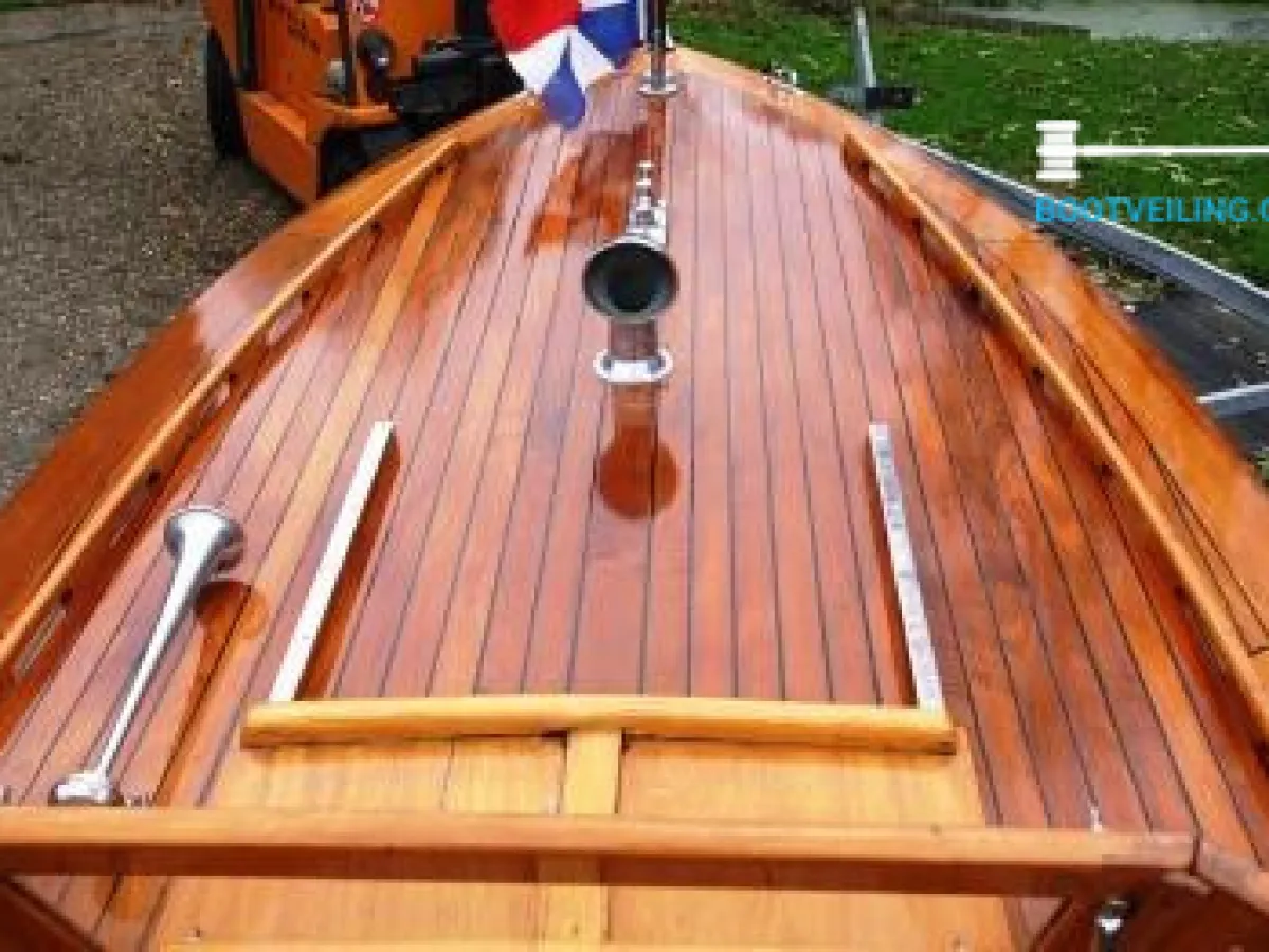 Wood Motorboat Pettersson Salonboot