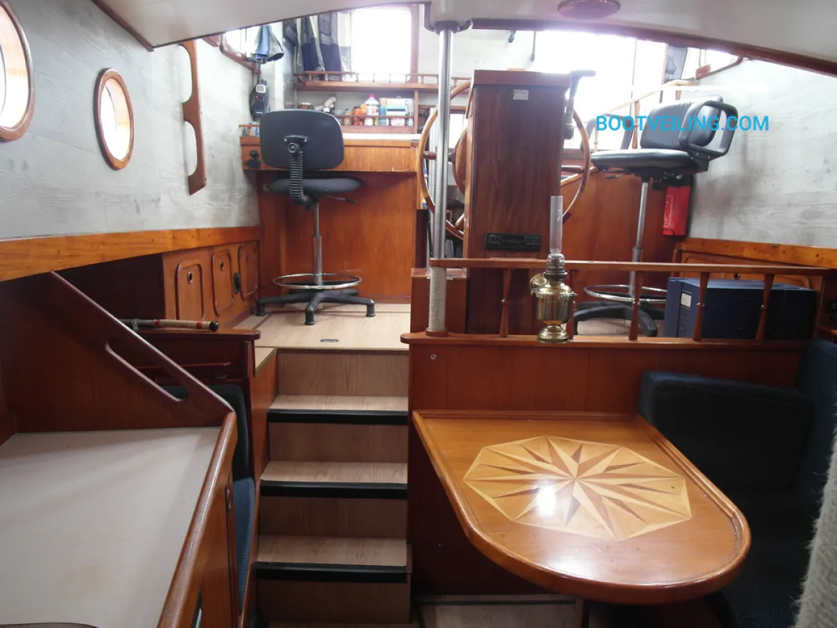 Steel Sailboat One Off Motorsailer 36