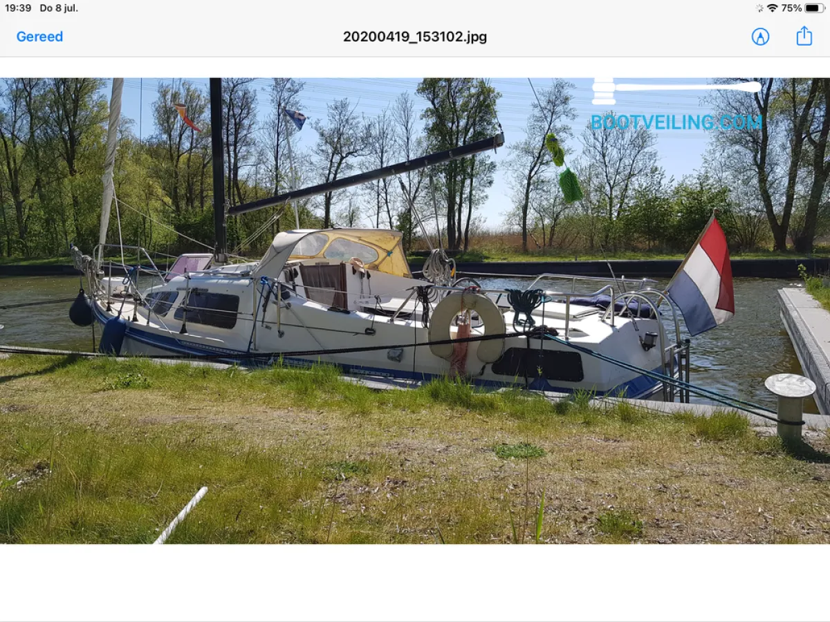 Polyester Sailboat Compromis 850 AK