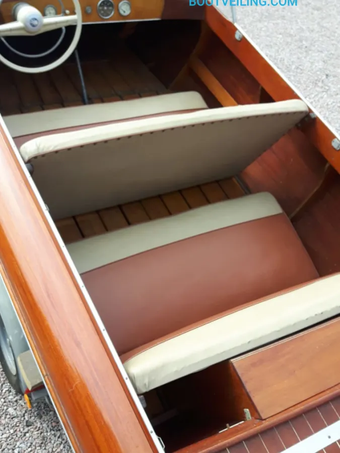 Wood Speedboat Schneider Monsun