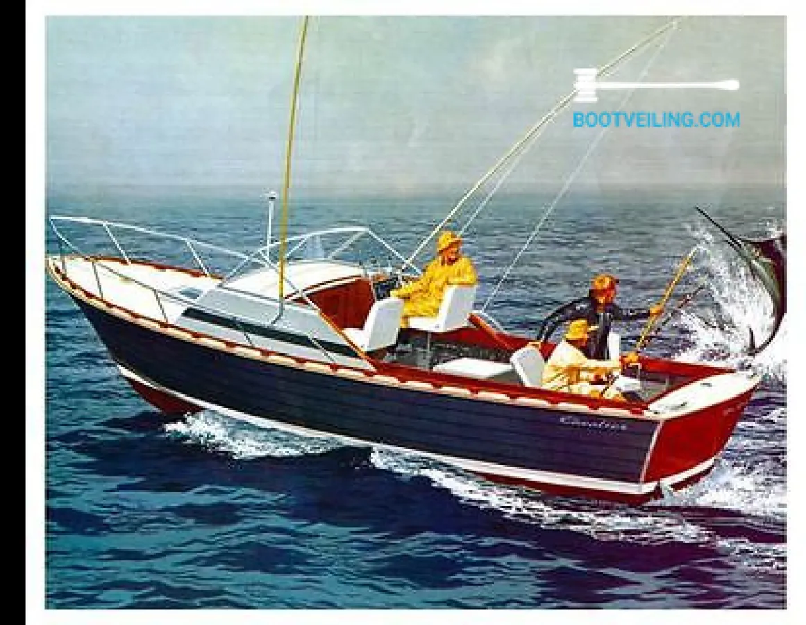 Wood Motorboat Chris Craft Cutlass 26 Cavalier