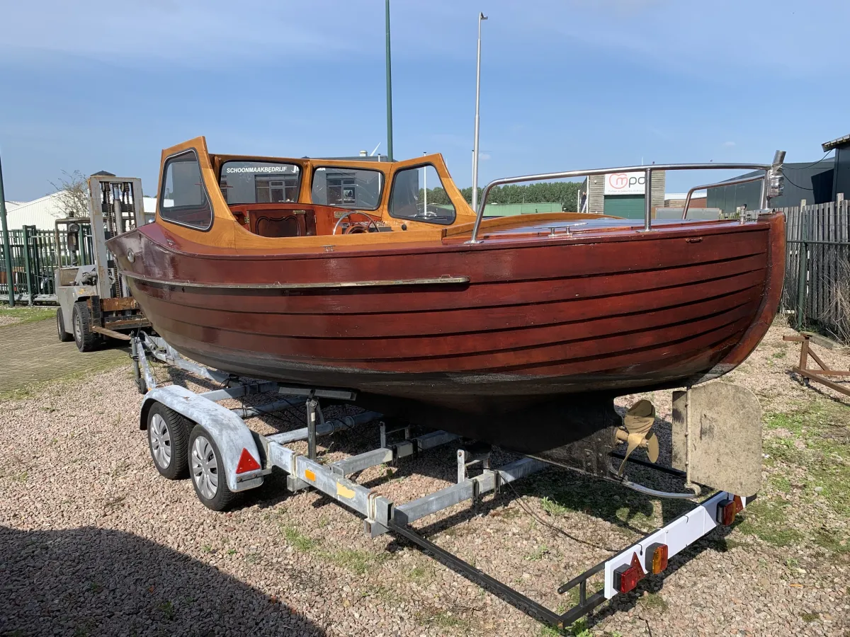 Wood Motorboat Pettersson Snipa 750