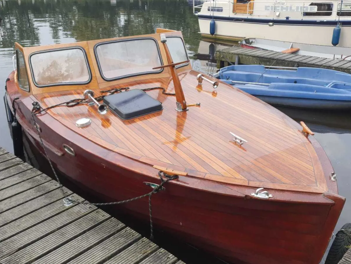 Wood Motorboat Pettersson Snipa 750