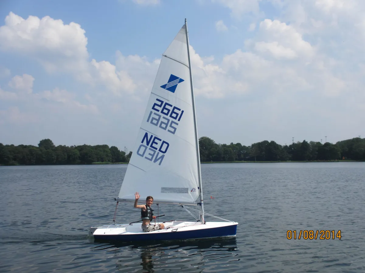 Polyester Sailboat Splash Blue 355