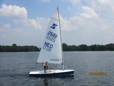 Polyester Sailboat Splash Blue 355 Photo 6