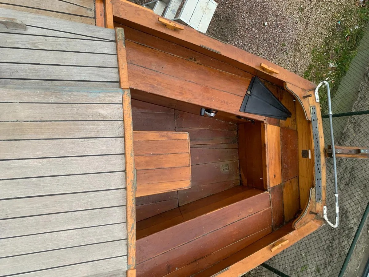 Wood Sailboat Staverse Jol 750