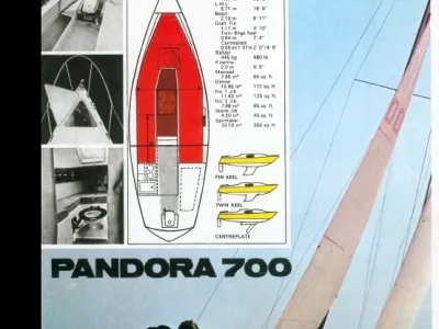 Polyester Sailboat Pandora 700 Photo 13