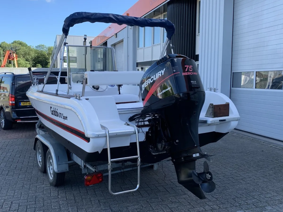 Polyester Console boat Gobbi 670 Sport Fisherman