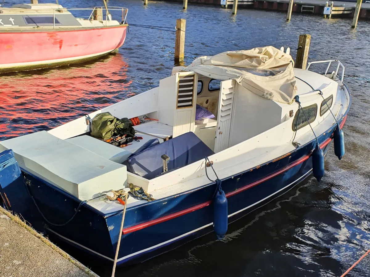 Steel Sailboat Cabin boat 600