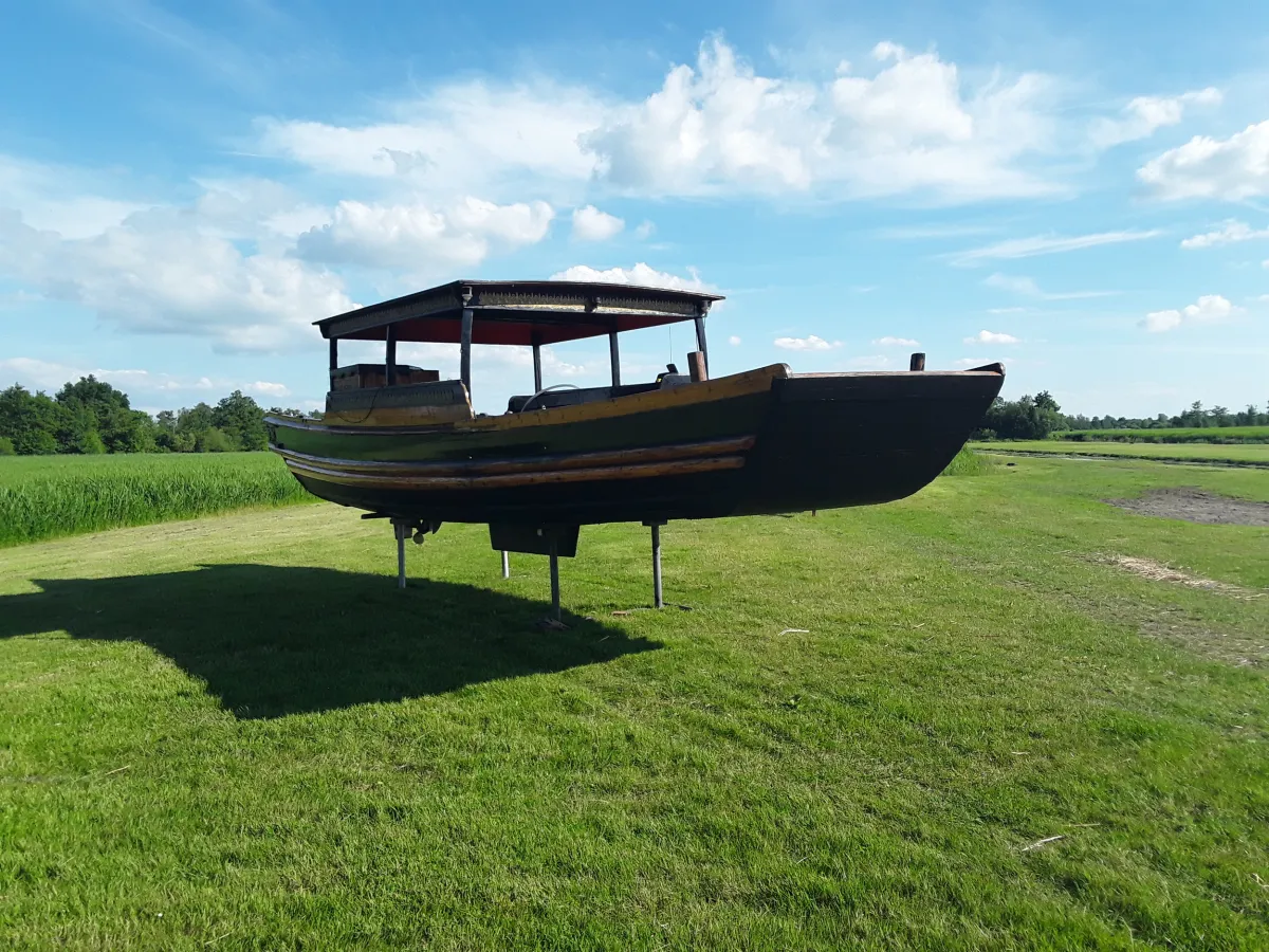 Wood Sloop Chinese Sampan 1100