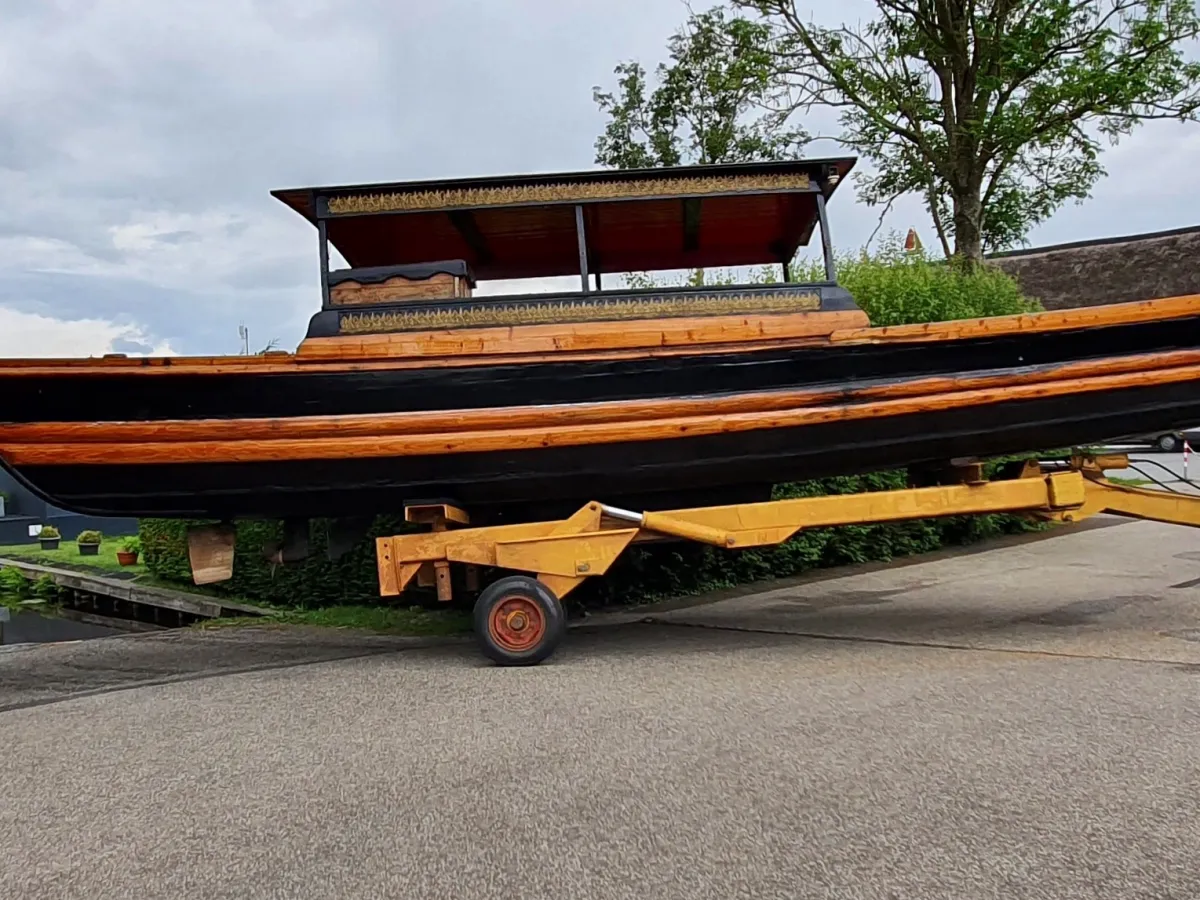 Wood Sloop Chinese Sampan 1100