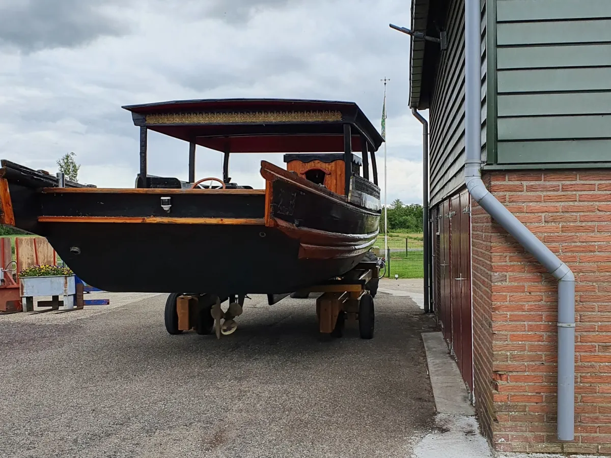 Wood Sloop Chinese Sampan 1100