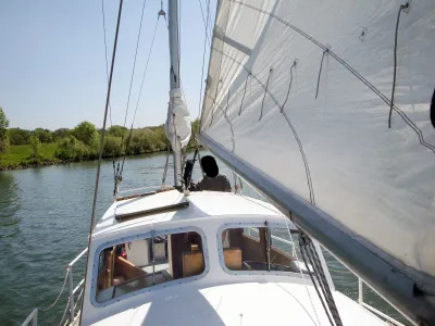 Steel Sailboat Sneekermeer Motorsailor Photo 3