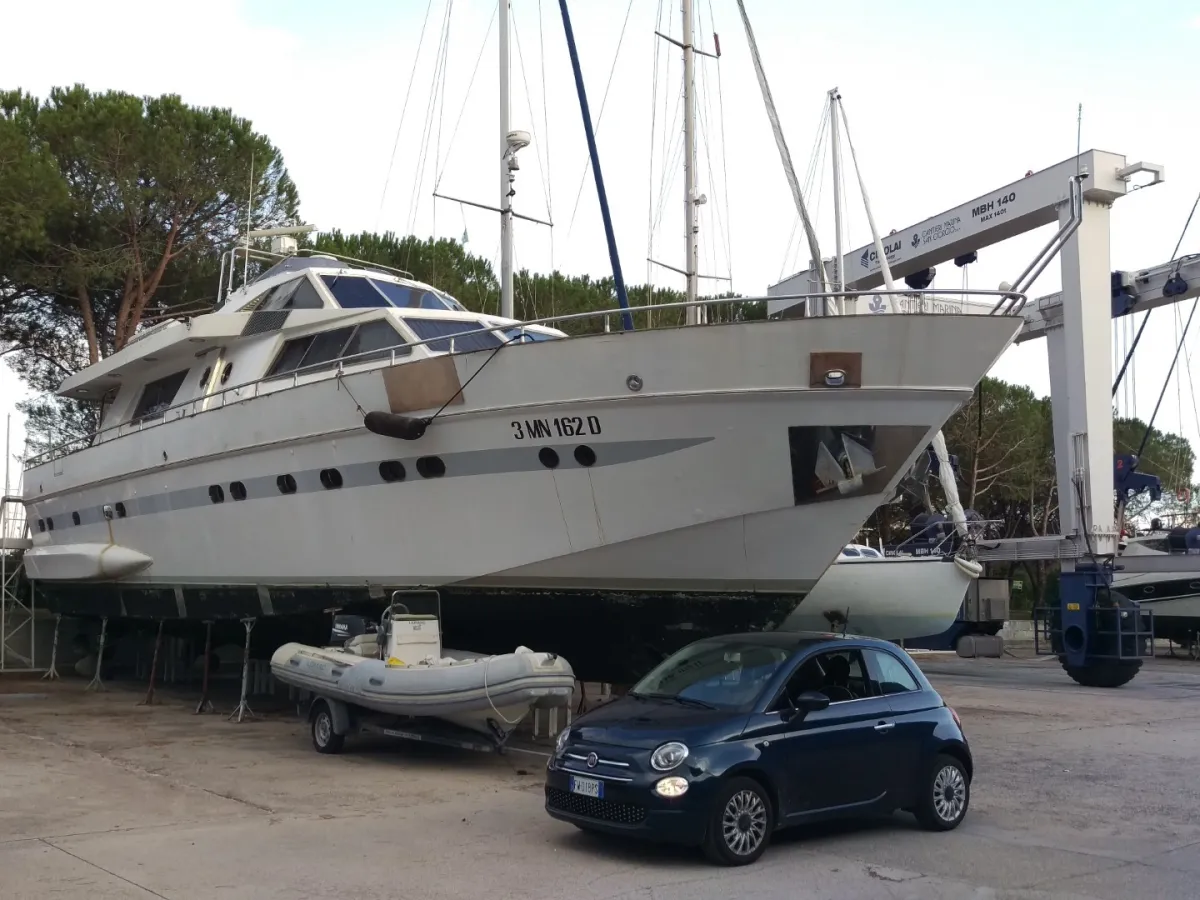 Wood Motorboat Cantieri Navali Livorno Drake