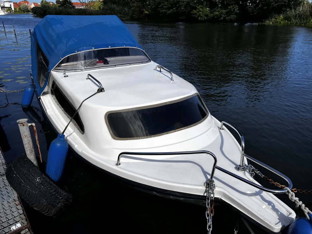 Polyester Motorboat Aqualine Fischer 460