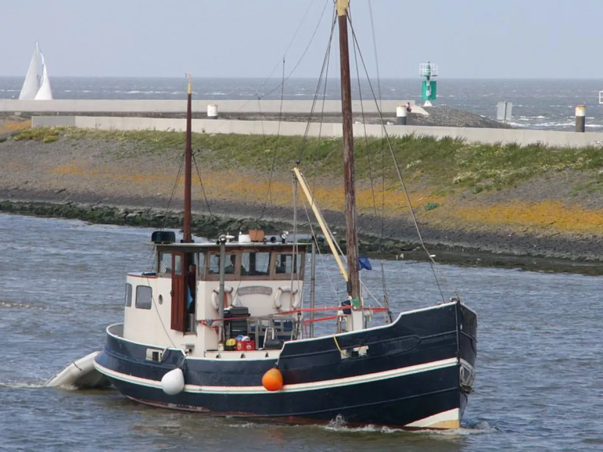 Acier Bateau de travail Bateau de travail Ex-Garnalen Kotter