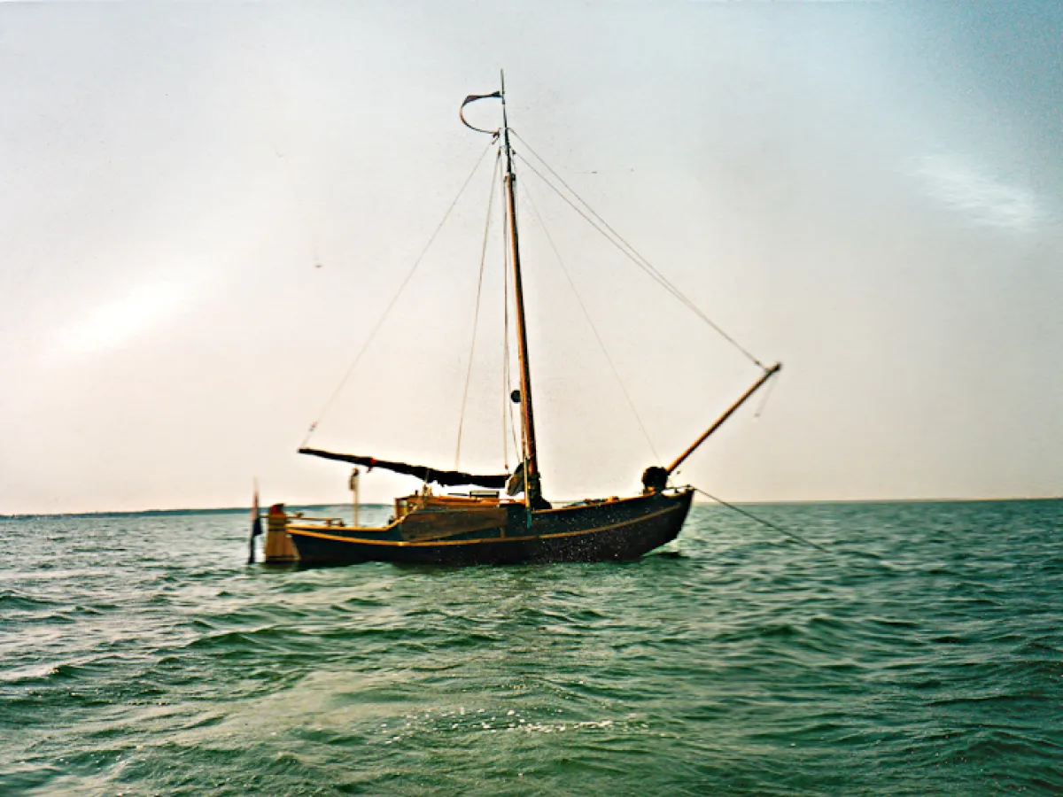 Wood Sailboat Lemster Zeeschouw