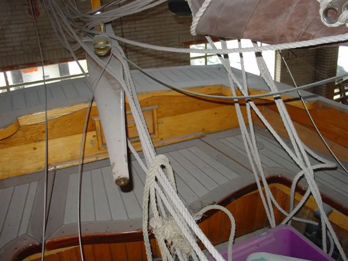 Wood Sailboat Lemster Zeeschouw