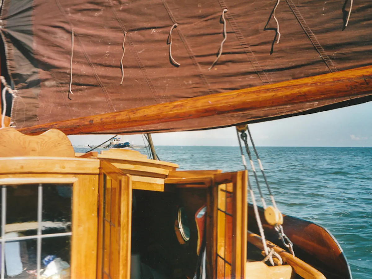 Wood Sailboat Lemster Zeeschouw