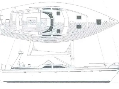 Polyester Segelboot Newport Star Custom Sloop Foto 22