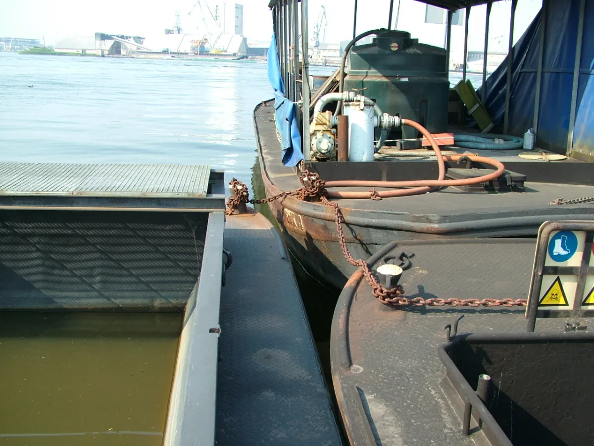 Stahl Arbeitsboot Arbeitsschiff Duwbakken