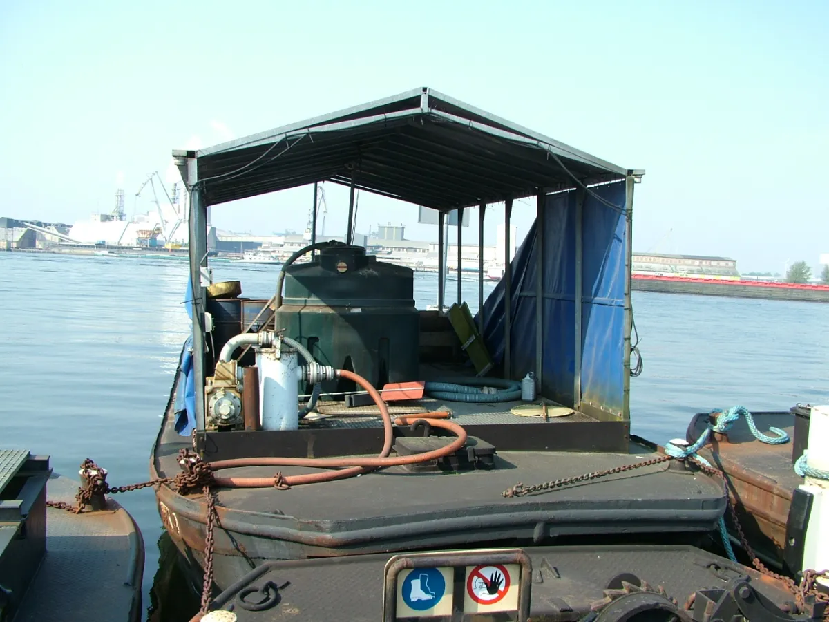 Stahl Arbeitsboot Arbeitsschiff Duwbakken