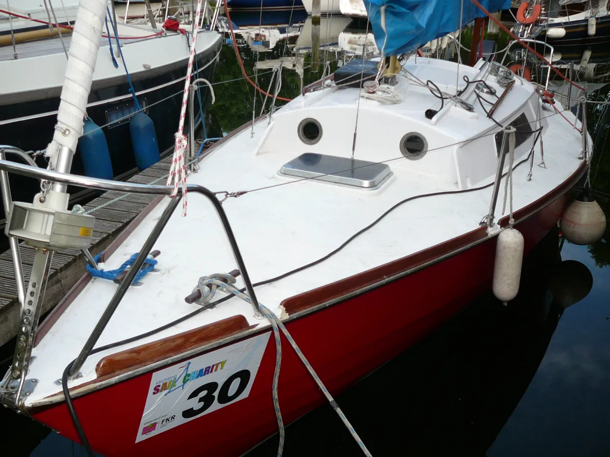 Wood Sailboat Waarschip 725