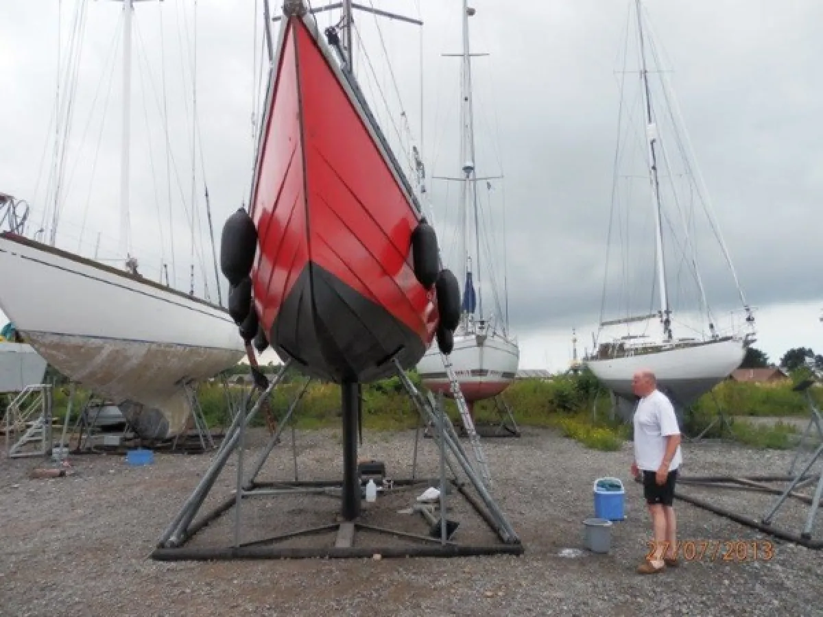 Wood Sailboat Waarschip 10.10