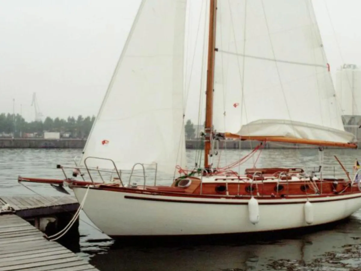 Anderes Material Segelboot Segelboot Klassiek Houten