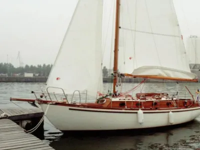 Anderes Material Segelboot Segelboot Klassiek Houten Foto 1