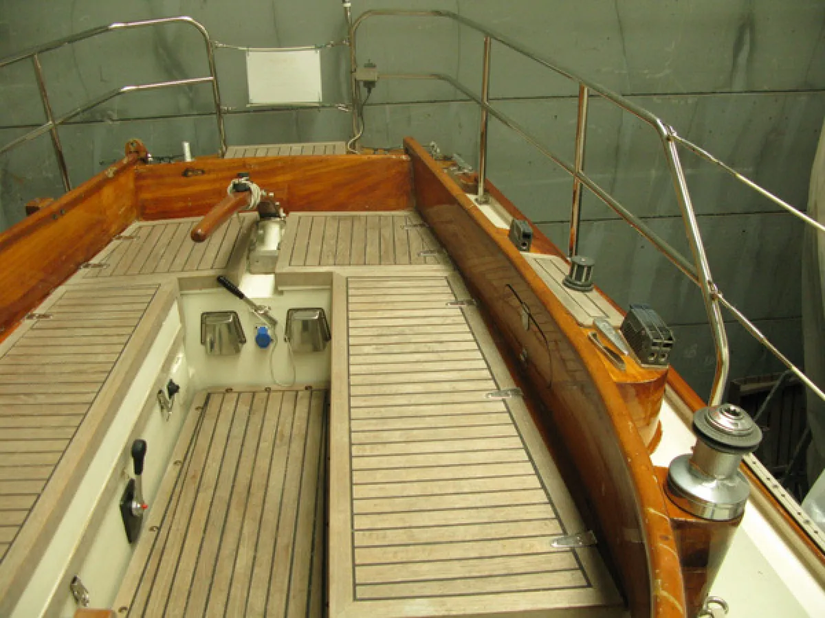 Anderes Material Segelboot Segelboot Klassiek Houten