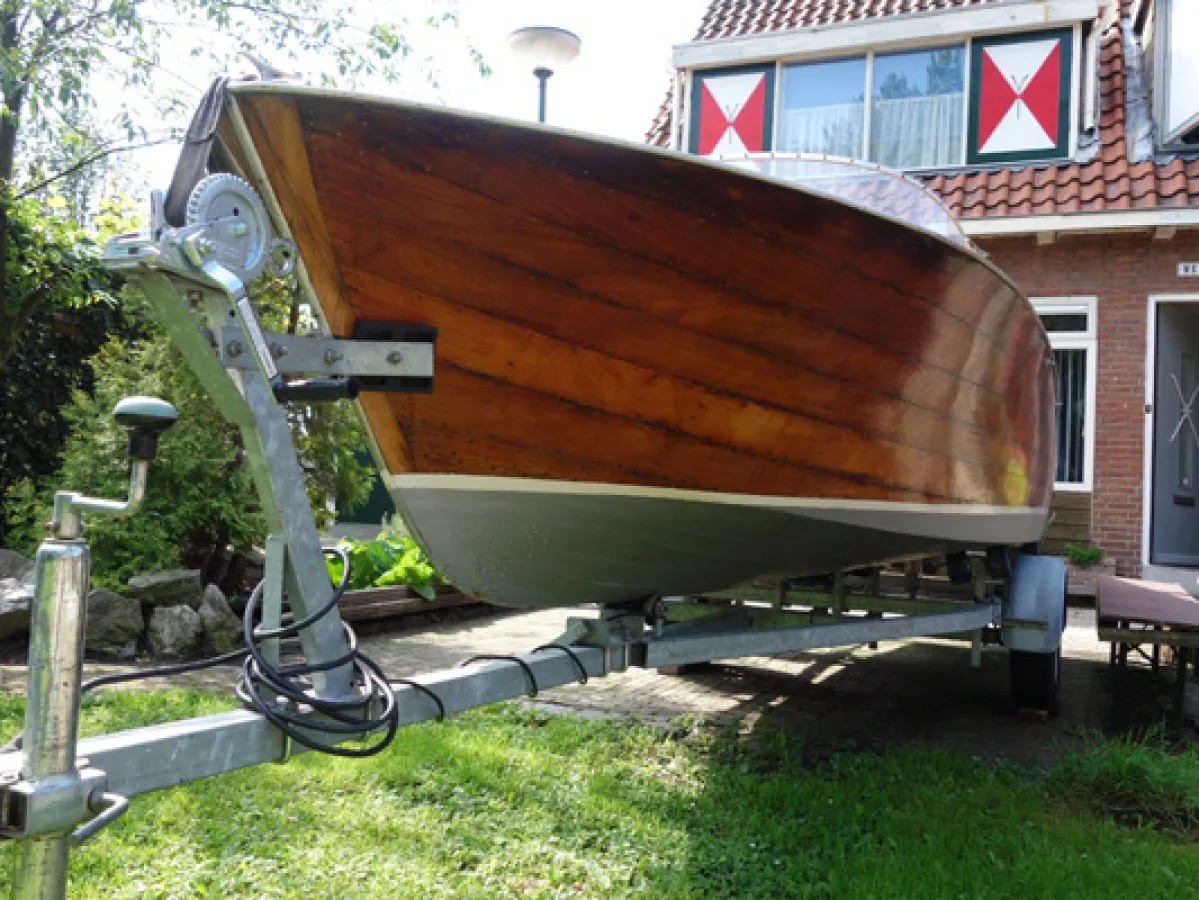 Wood Speedboat Klassieke Speedboot Hout