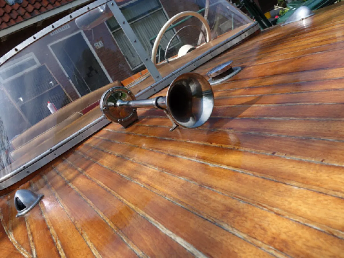 Wood Speedboat Klassieke Speedboot Hout